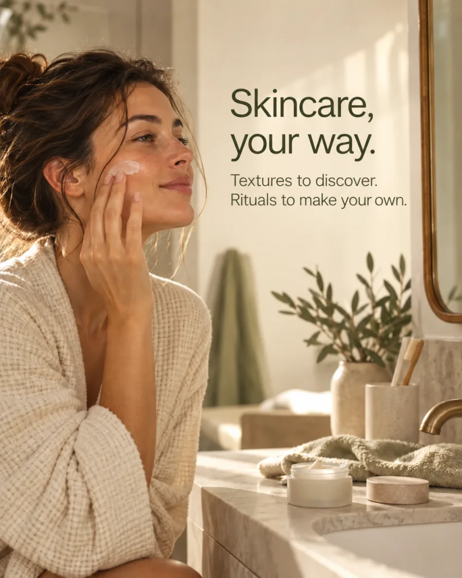 Evening beauty ritual — Meta Ads creative concept for this sector