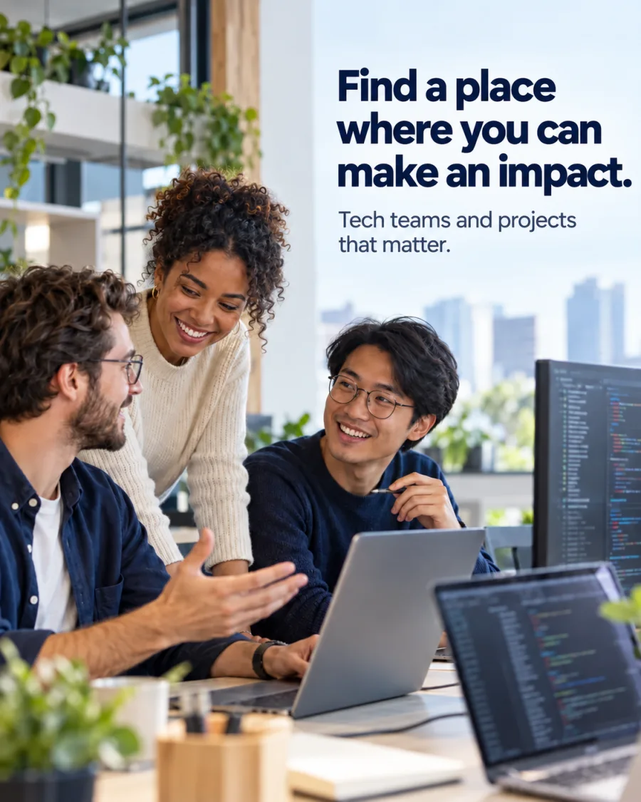 A workplace where talent can contribute — Meta Ads creative concept for this sector