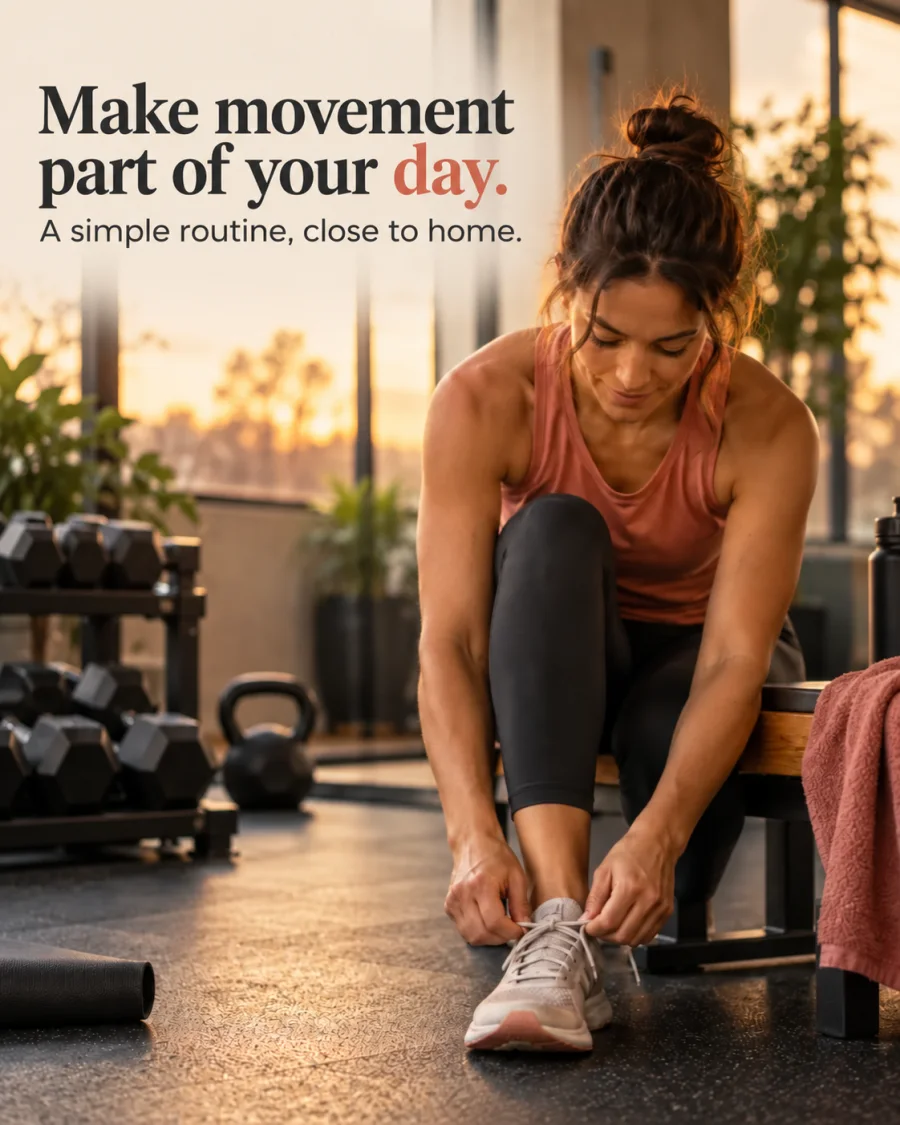 Building a fitness routine — Meta Ads creative concept for this sector