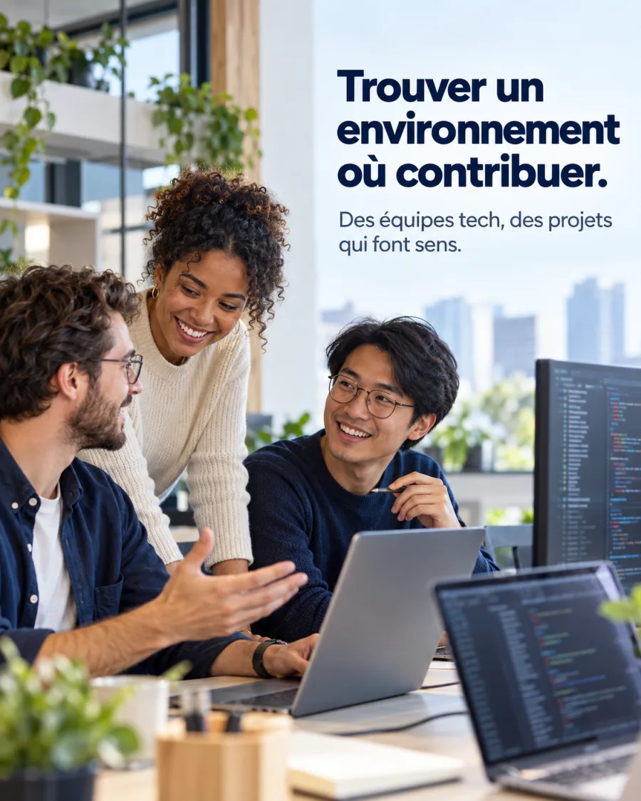 Un environnement où contribuer — exemple de création Meta Ads pour ce secteur