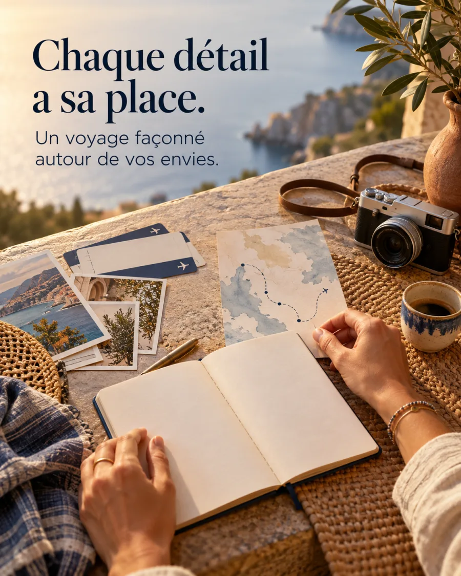 Construire le voyage dans le détail — exemple de création Meta Ads pour ce secteur